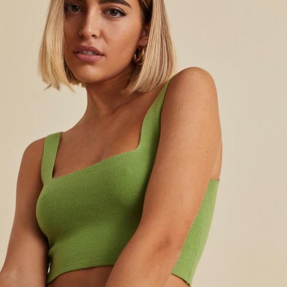 knit crop top, by MEYME - Picture 2 of 5